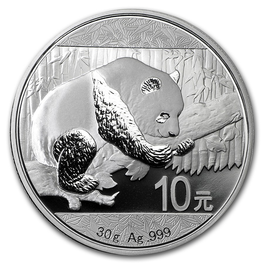 China Panda 2016 30 gram silver